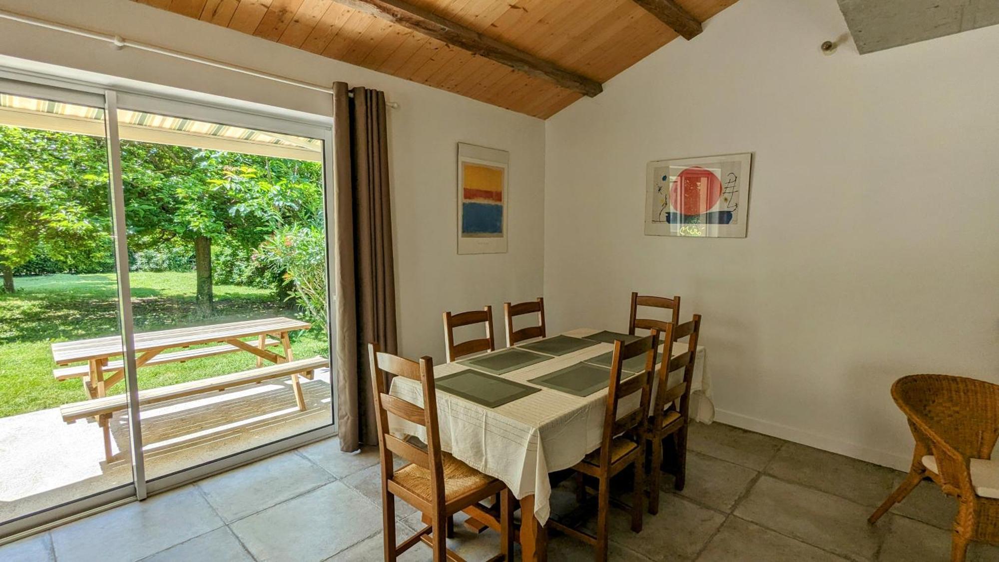 Rez-De-Jardin Independant Dans Ferme Maraichere Bio Avec Grand Jardin Privatif Clos Et Arbore クレ エクステリア 写真